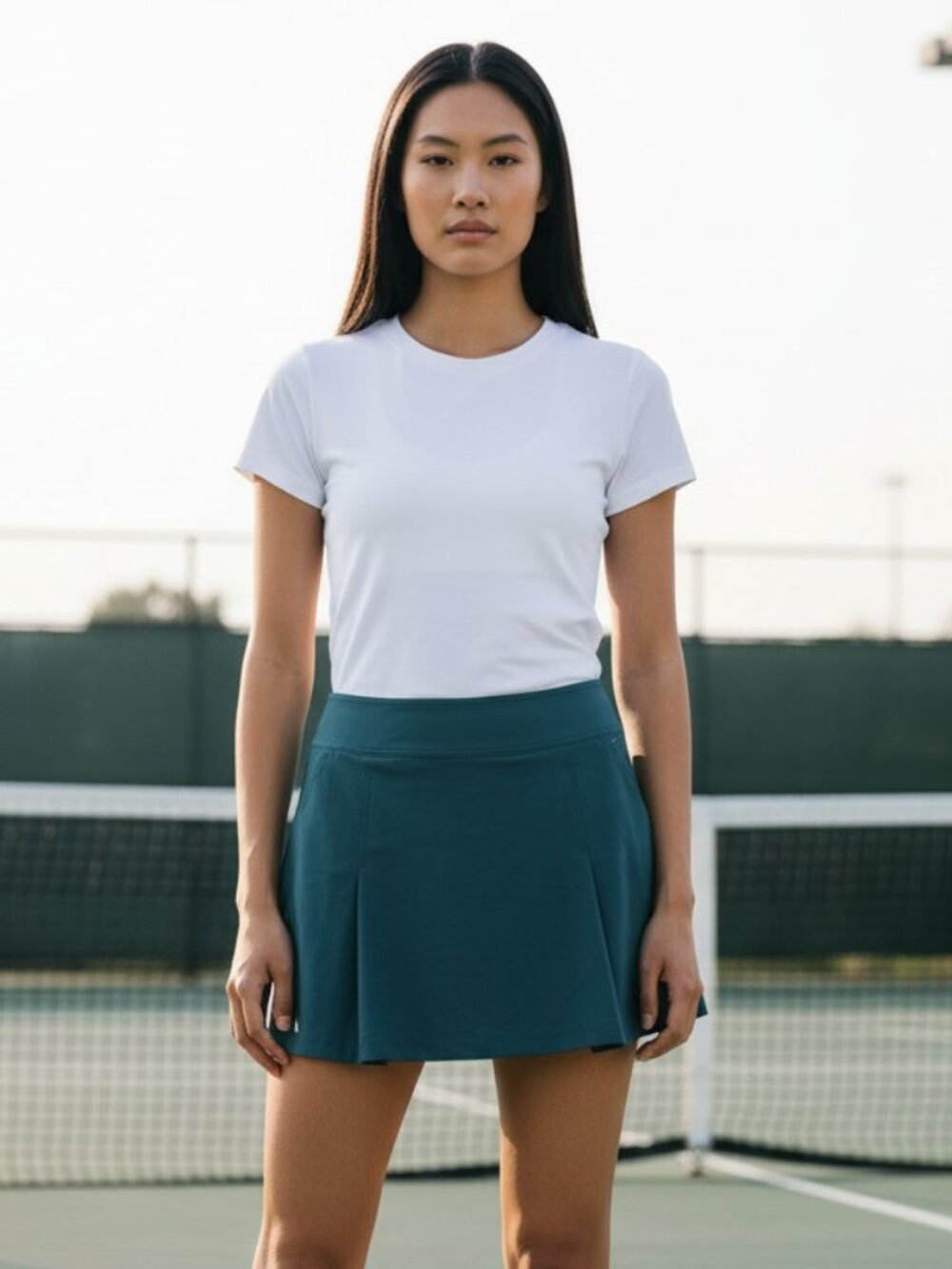 Champion Women's 16" Skort - Teal Green - size 14